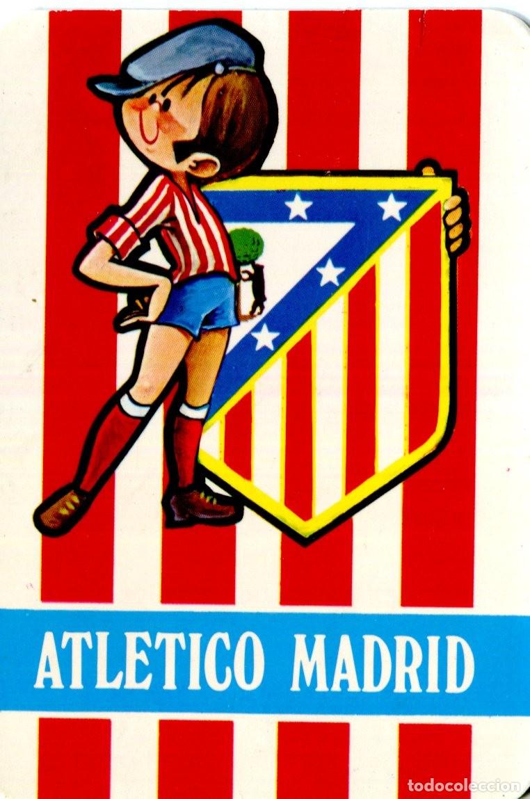 Coleccionismo calendarios: CALENDARIO DE FUTBOL , AT DE MADRID, 1975