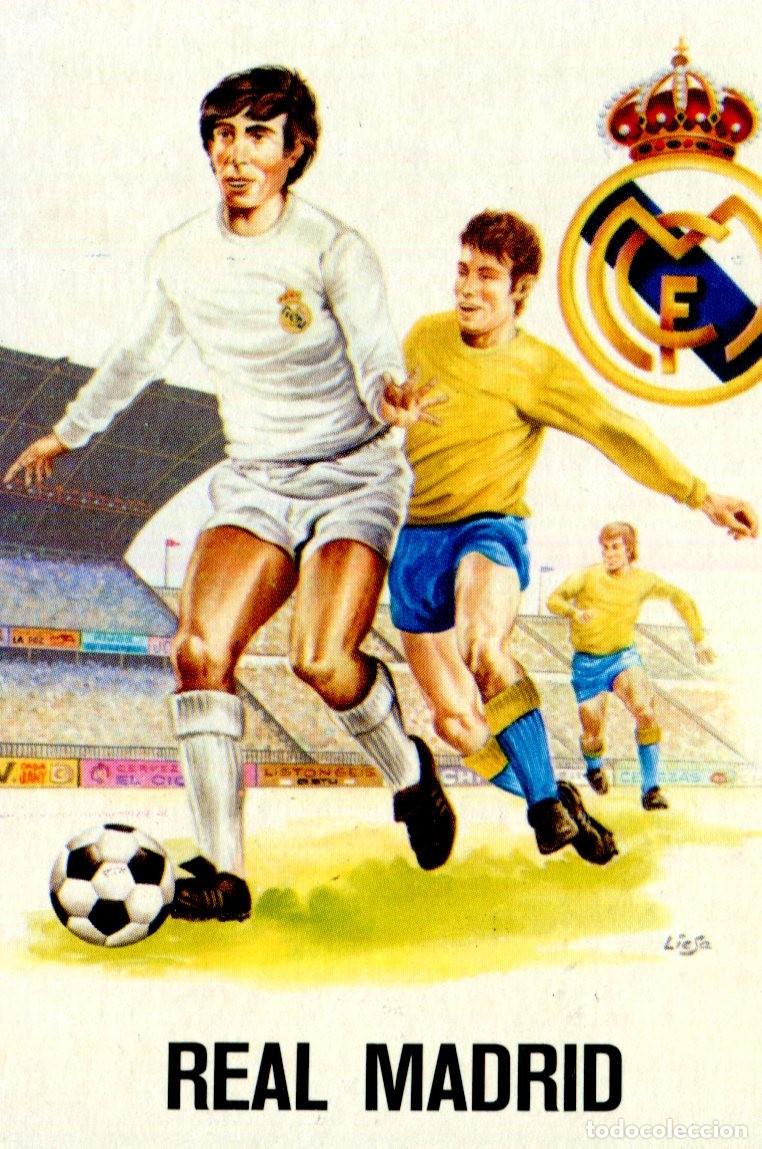 Coleccionismo calendarios: CALENDARIO DE FUTBOL. REAL MADRID. A&Ntilde;O 1975. VER FOTOS