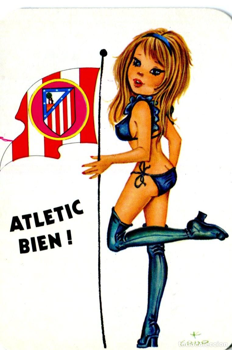 Coleccionismo calendarios: Calendario f&uacute;tbol Atletic de Madrid. A&ntilde;o 1977.