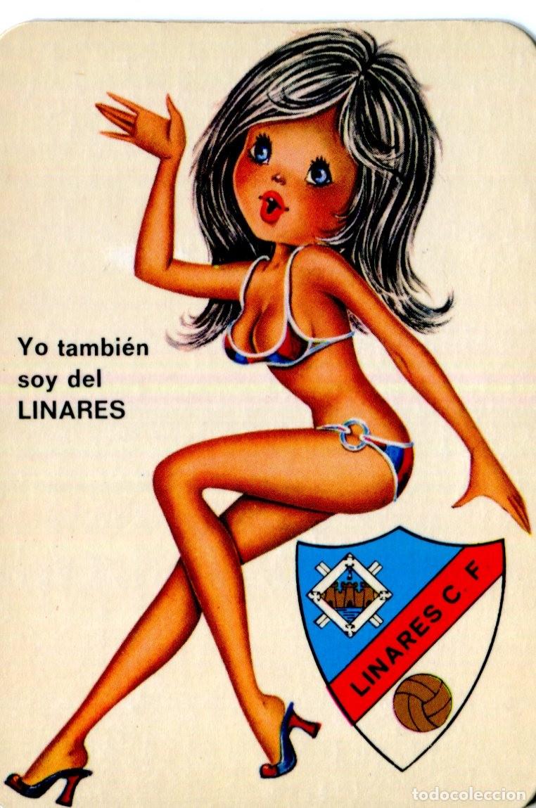 Coleccionismo calendarios: Calendario f&uacute;tbol Linares CF. A&ntilde;o 1977. Raro de ver