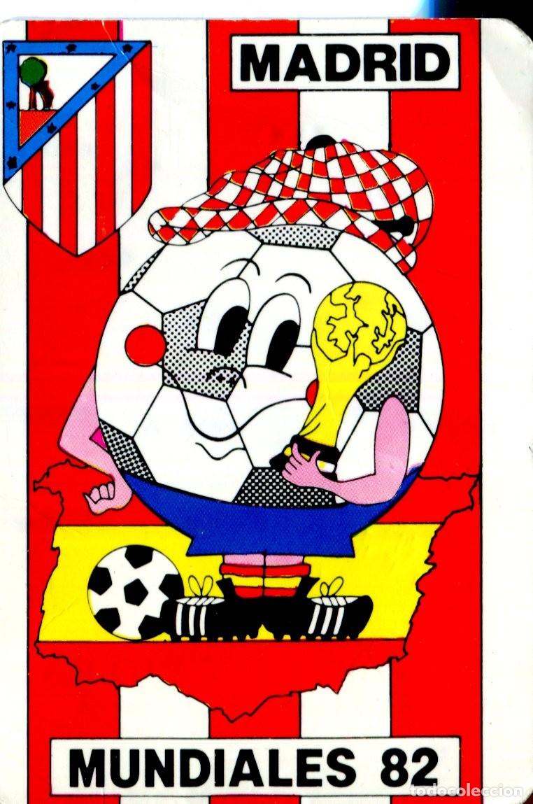 Coleccionismo calendarios: CALENDARIO DE SERIE 1982 - FUTBOL MUNDIAL 82 - AT. MADRID - I.G. D.L.B. - 11223