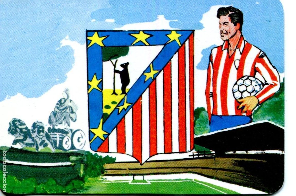 Coleccionismo calendarios: CALENDARIO DE SERIE F&Uacute;TBOL - 1986 - MP - 115 - ATL&Eacute;TICO MADRID - CON PUBLICIDAD