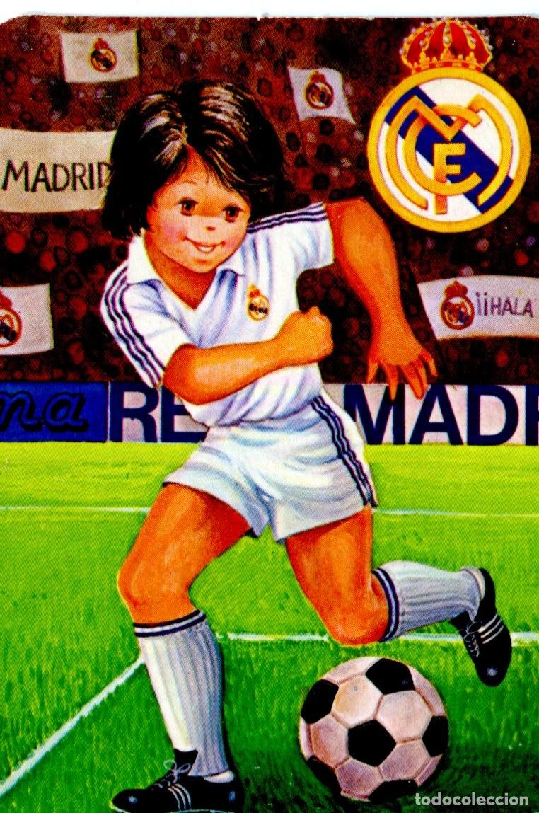 Coleccionismo calendarios: CALENDARIO DE BOLSILLO DE SERIE A&Ntilde;O 1989 F&Uacute;TBOL -REAL MADRID -