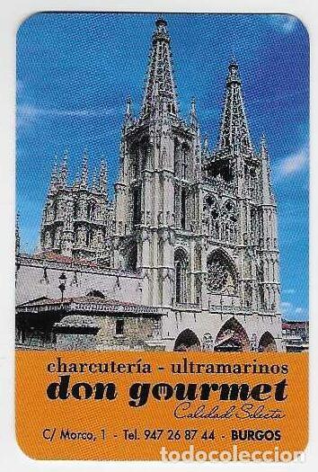 Coleccionismo calendarios: CALENDARIO DE BOLSILLO A&Ntilde;O 2014 CATEDRAL DE BURGOS - DON GOURMET - VER FOTO REVERSO