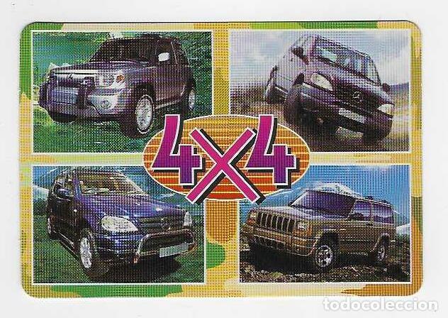 Coleccionismo calendarios: CALENDARIO DE BOLSILLO DE SERIE A&Ntilde;O 2001 COCHES 4 X 4 - CON PUBLICIDAD - VER FOTO REVERSO