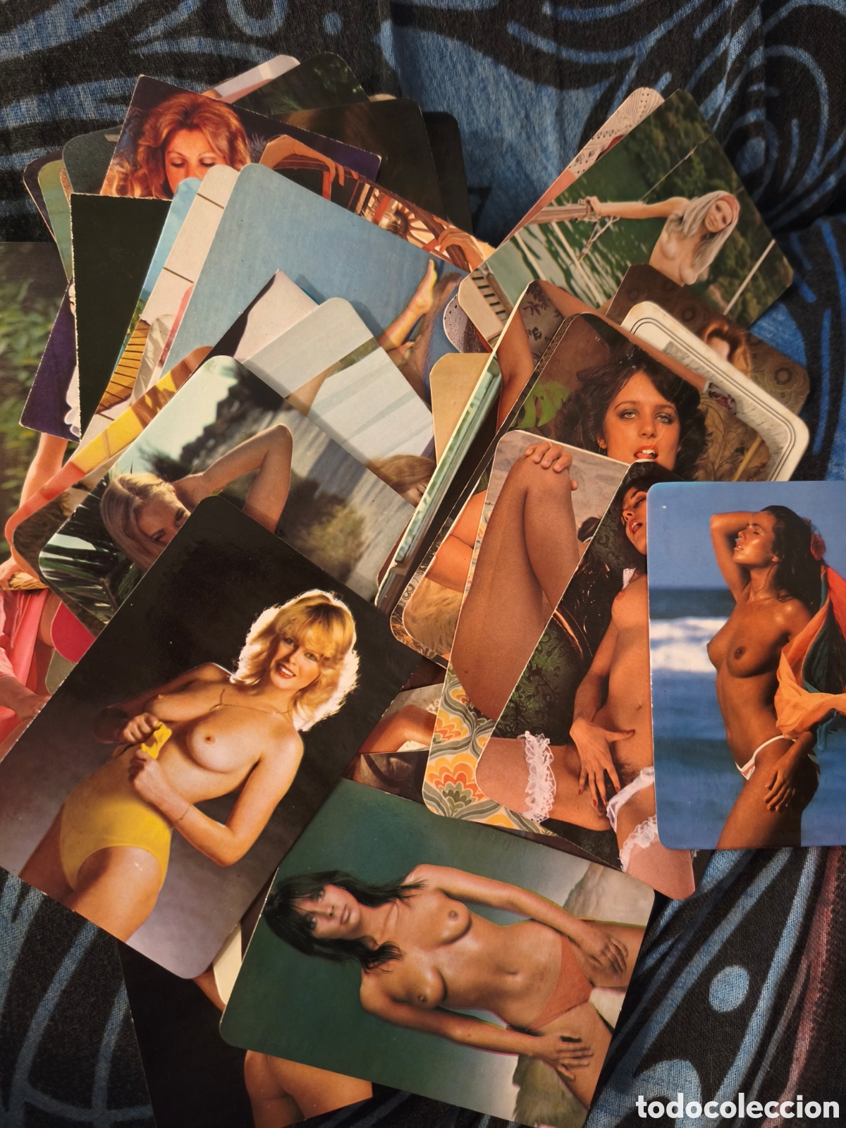 Sammeln von Kalendern: Lote 80 calendarios chicas desnudas a&ntilde;os 80
