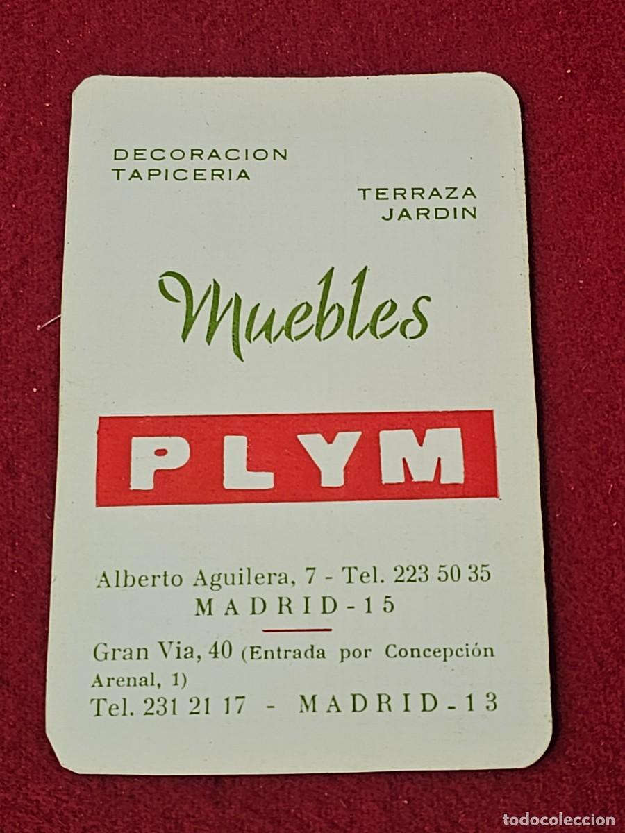 Collectionnisme Calendriers: CALENDARIO DE BOLSILLO MUEBLES PLYM 1968