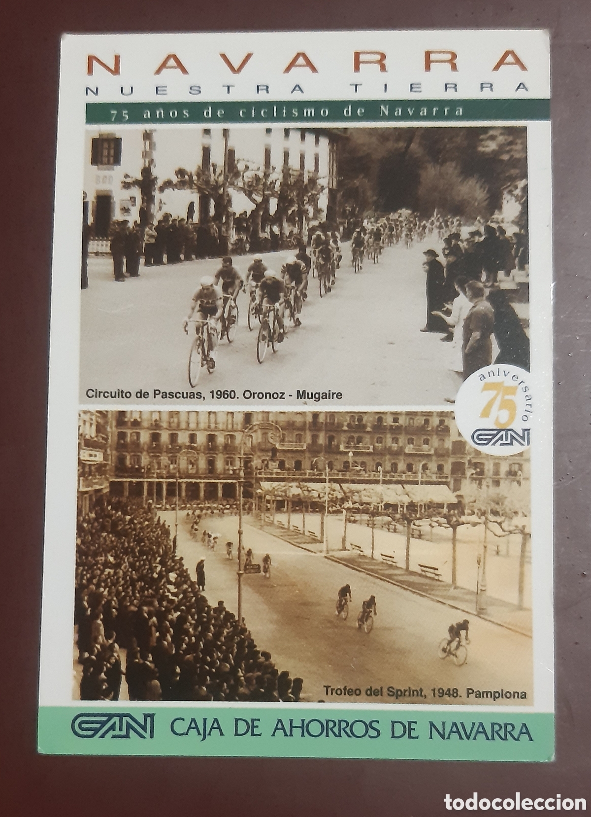 Coleccionismo calendarios: Calendario Caja Ahorros de Navarra
