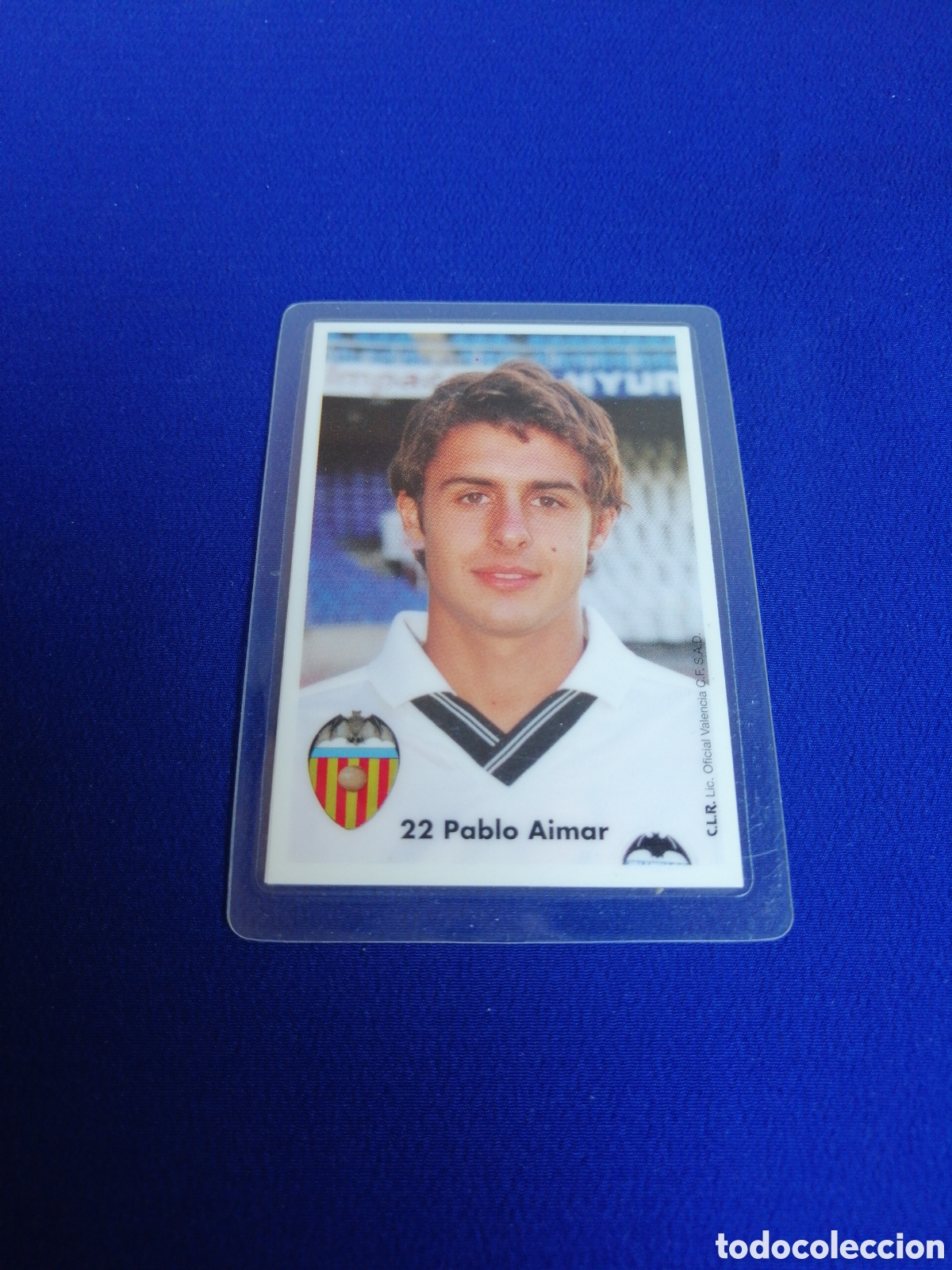 Sammeln von Kalendern: VALENCIA CLUB DE F&Uacute;TBOL PABLO AIMAR CALENDARIO 2002 PLASTIFICADO