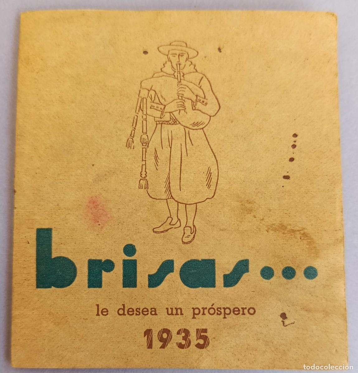 Coleccionismo calendarios: CALENDARIO REVISTA BRISAS 1935. IMPRENTA VICH. INCA. MALLORCA.