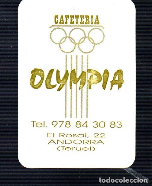Coleccionismo calendarios: CALENDARIO DE BOLSILLO. CAFETERIA OLYMPIA EL ANDORRA DE TERUEL DEL A&Ntilde;O 1999