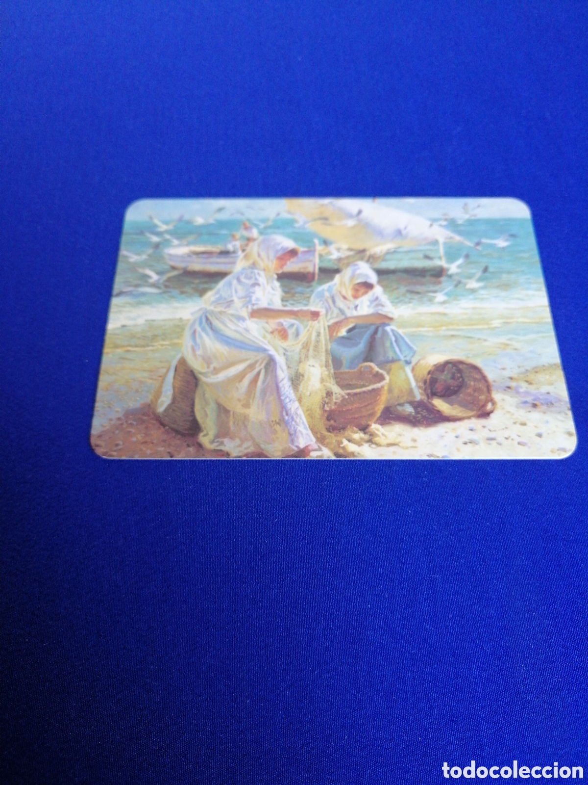 Collectionnisme Calendriers: PINTURA VALENCIANA BARCAS EN LA MAR - SORTEO ONCE A&Ntilde;O 2002 CALENDARIO
