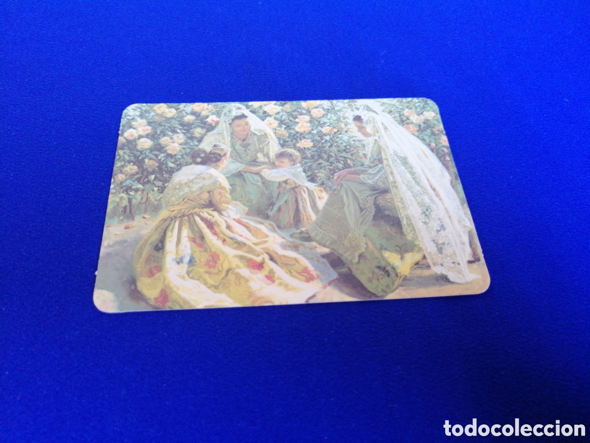 Sammeln von Kalendern: PINTURA VALENCIANA VALENCIANAS EN TRAJE REGIONAL - SORTEO ONCE A&Ntilde;O 2002 CALENDARIO