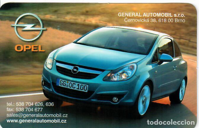Coleccionismo calendarios: CALENDARIO DE BOLSILLO DE REP. CHECA - A&Ntilde;O 2007 - OPEL