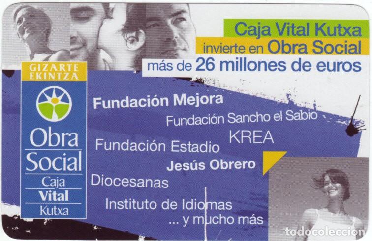 Coleccionismo calendarios: CALENDARIO FOURNIER. CAJA VITAL KUTXA. OBRA SOCIAL EN CASTELLANO. A&Ntilde;O 2009