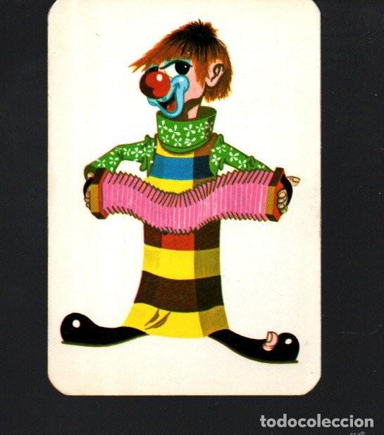 Coleccionismo calendarios: CALENDARIOUMER DE BOLSILLO. DIBUJO PAYASO CON ACORDE&Oacute;N DEL A&Ntilde;O 1971 DE PUBLICIDAD PERFUMES TERRASS
