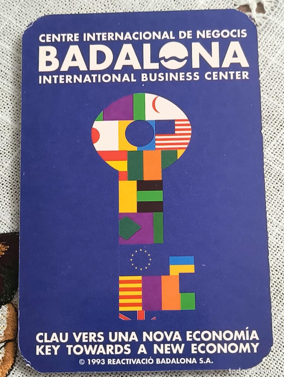 Coleccionismo calendarios: CALENDARIO BOLSILLO | BADALONA CENTRE INTERNACIONAL NEGOCIS - A&Ntilde;O 1993 (B)