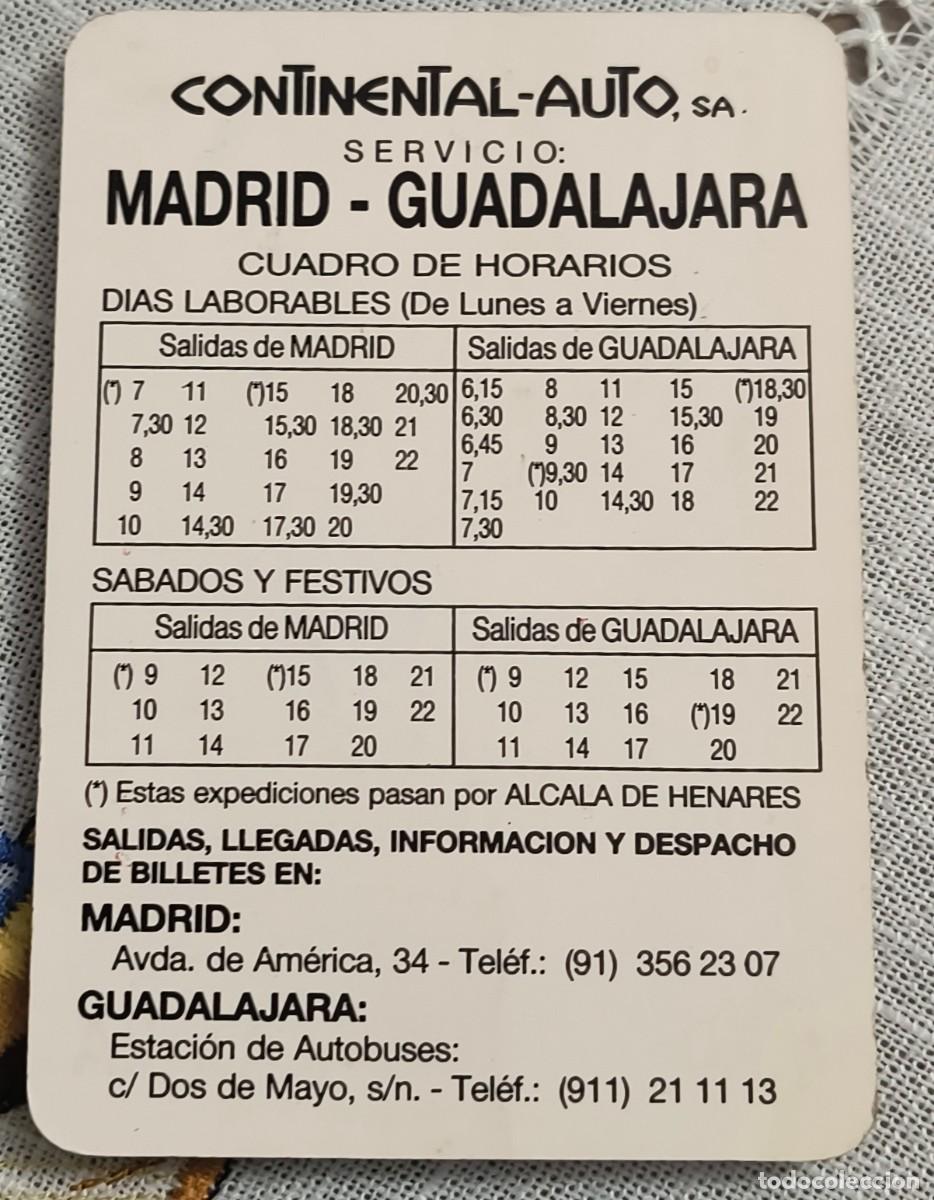 Coleccionismo calendarios: CALENDARIO BOLSILLO | CONTINENTAL AUTO MADRID / GUADALAJARA - A&Ntilde;O 1991