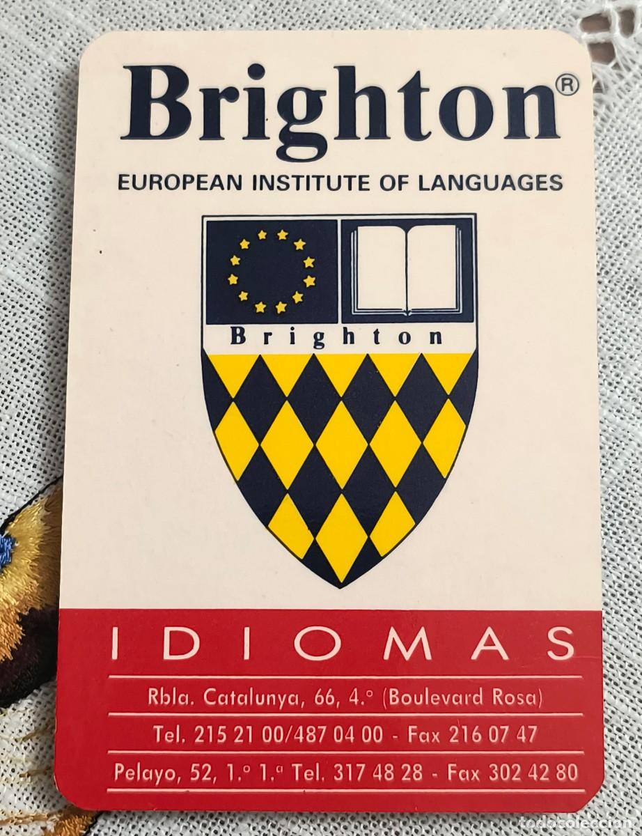 Coleccionismo calendarios: CALENDARIO BOLSILLO | BRIGHTON IDIOMAS - A&Ntilde;O 1990/91