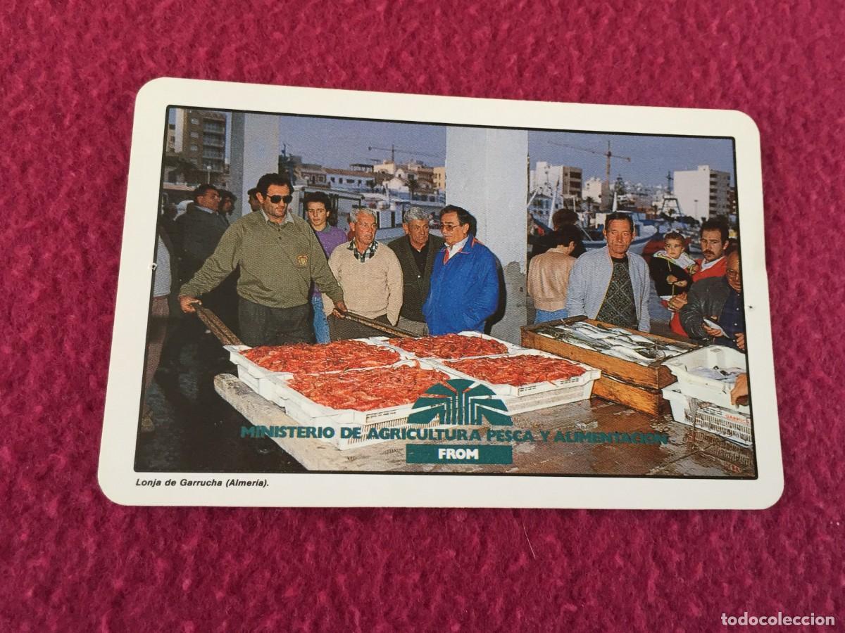 Coleccionismo calendarios: CALENDARIO FOURNIER. A&Ntilde;O 1992. FROM. LONJA DE GARRUCHA ALMERIA. MINISTERIO DE AGRICULTURA Y PESCA