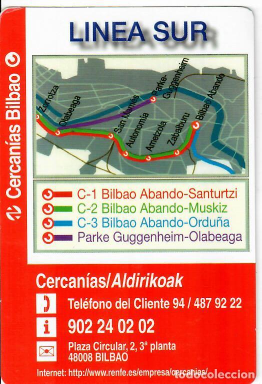 Coleccionismo calendarios: CALENDARIO DE PUBLICIDAD - A&Ntilde;O 2000 - RENFE - CERCAN&Iacute;AS BILBAO