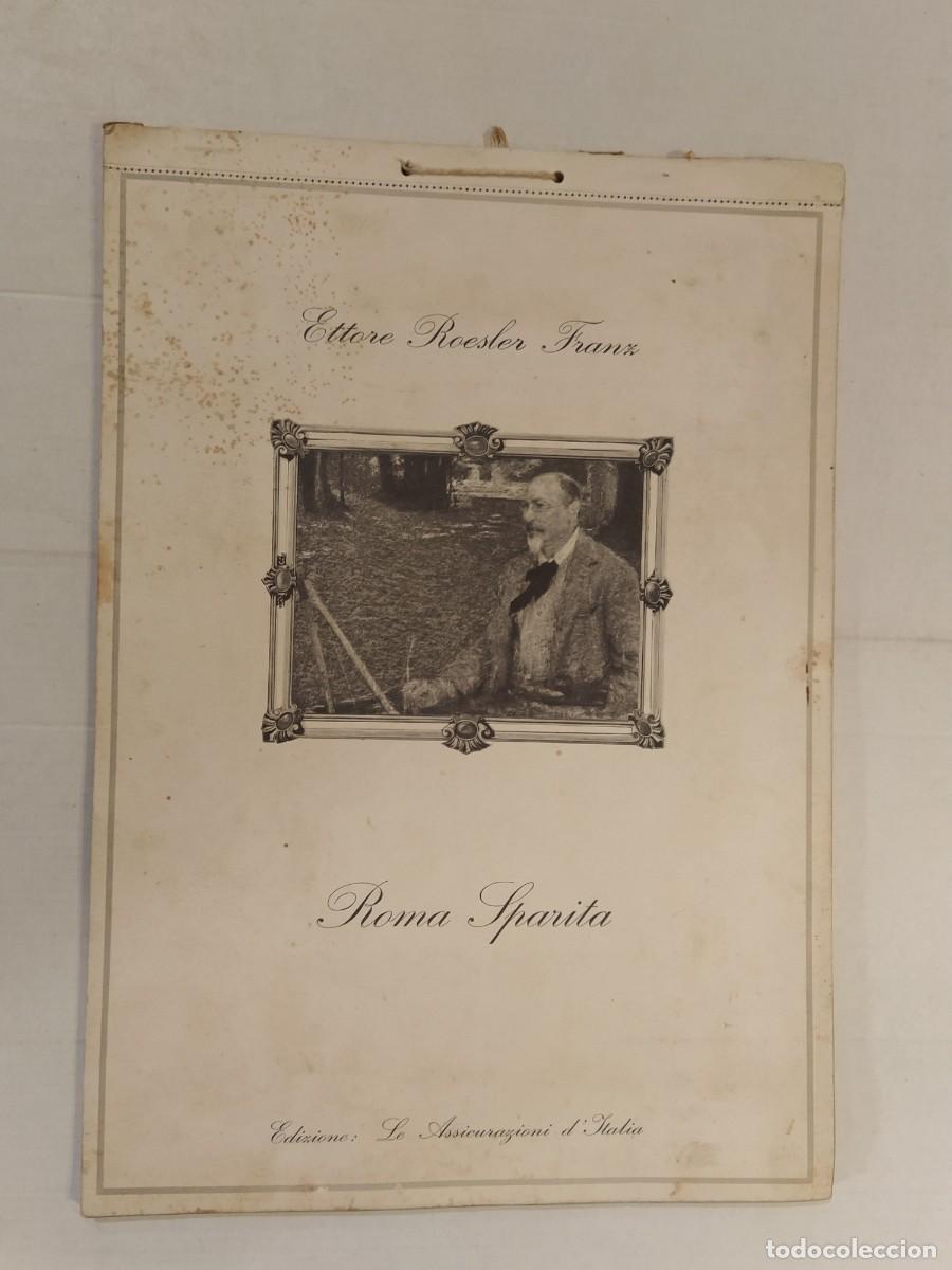 Coleccionismo calendarios: LE ASECURAZIONI D'ITALIA - ETTORE ROESLER FRANZ - CALENDARIO DE PARED A&Ntilde;O 1956 -VER FOTOS