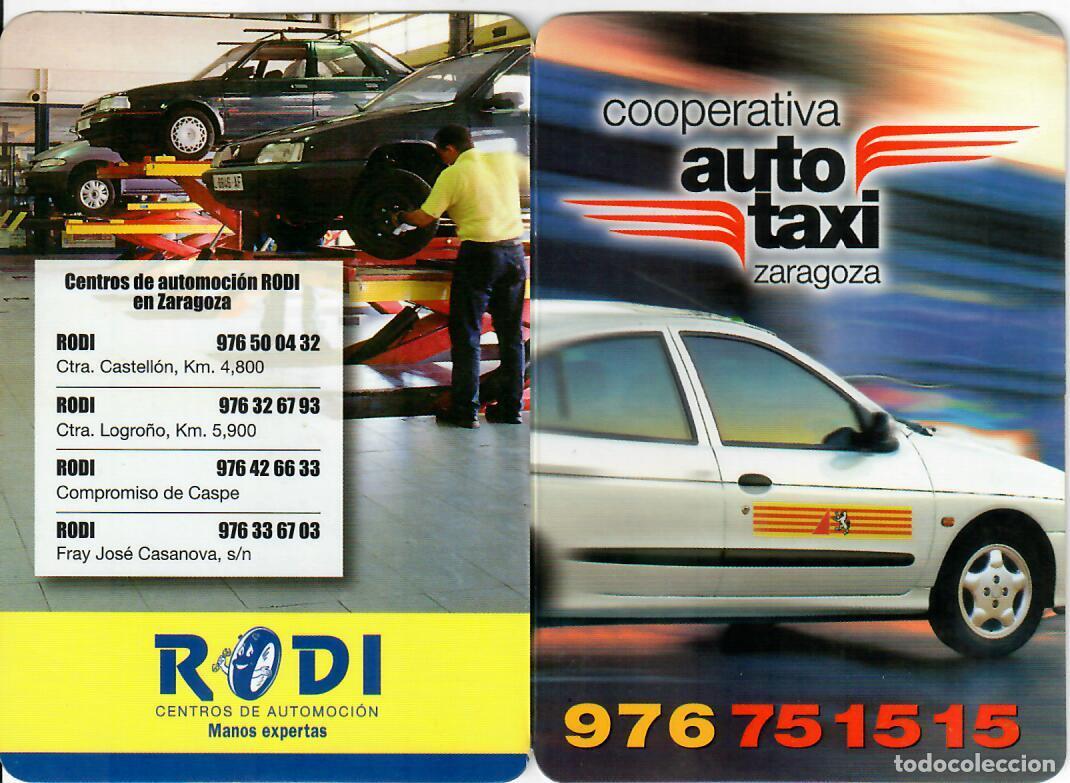 Coleccionismo calendarios: CALENDARIO DE PUBLICIDAD - A&Ntilde;O 2000 - COOPERATIVA AUTO TAXI ZARAGOZA
