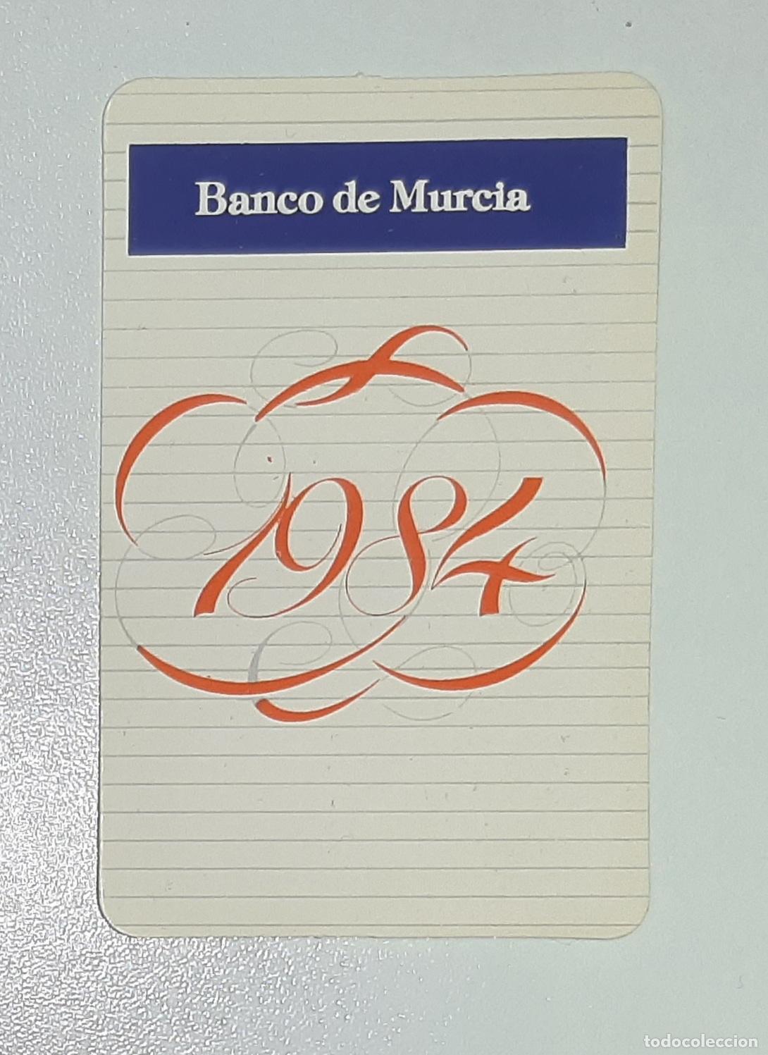 Coleccionismo calendarios: CALENDARIO DE BOLSILLO DEL BANCO DE MURCIA 1984