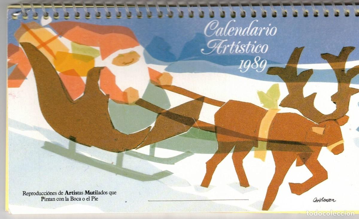 Coleccionismo calendarios: :::: PA145 - CALENDARIO ARTISTICO 1989