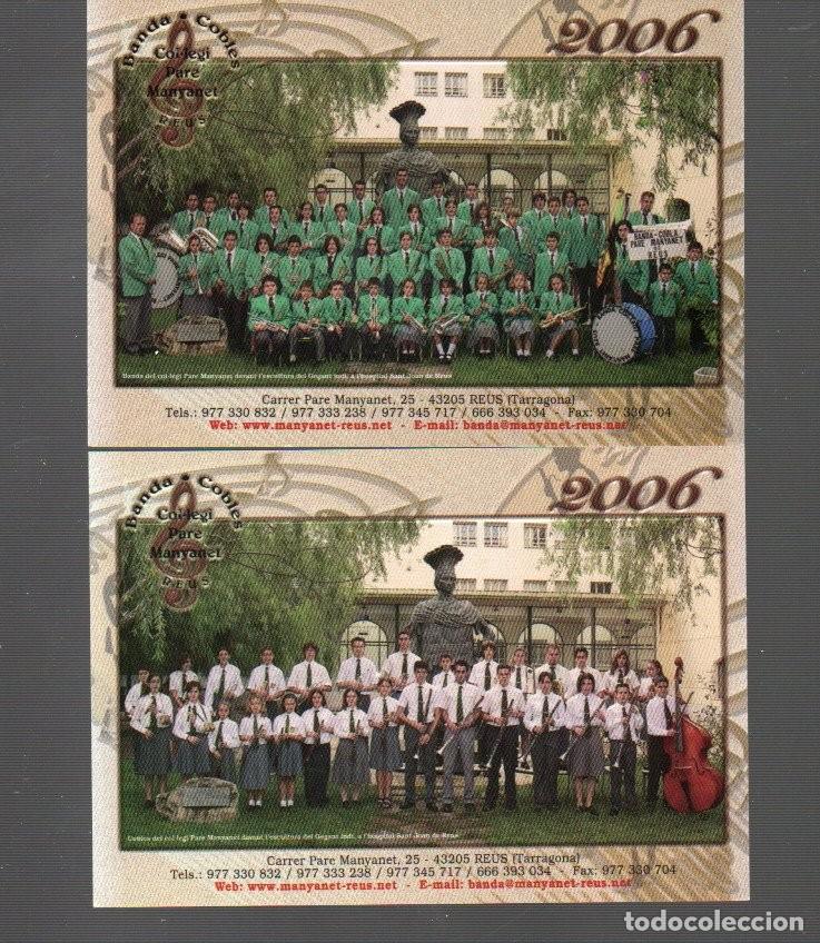 Coleccionismo calendarios: DOS CALENDARIO DEL A&Ntilde;O 2006 PUBLICIDAD DE CABLES DE COLECCIO SAN MANYANET