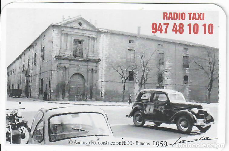 Coleccionismo calendarios: CALENDARIO DE PUBLICIDAD - A&Ntilde;O 2000 - RADIO TAXI BURGOS