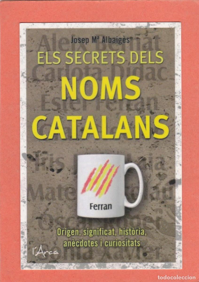Colecionismo Calend&aacute;rios: CALENDARIO 2012 - ROBIN BOOK - ELS SECRETS DELS NOMS CATALANS