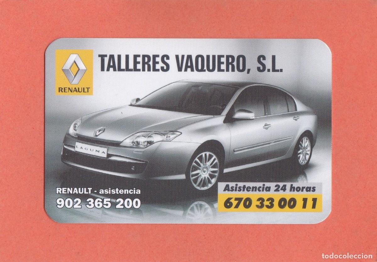 Coleccionismo calendarios: CALENDARIO 2008 - TALLERES VAQUERO, S.L. - COCHE RENAULT LAGUNA