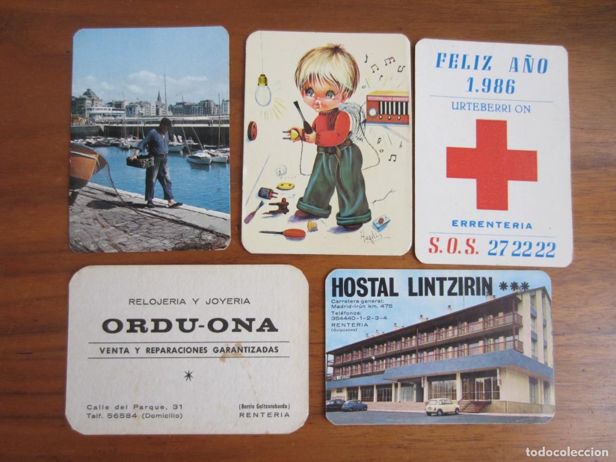 Coleccionismo calendarios: CALENDARIOS DE BOLSILLO-RENTERIA-SAN SEBASTIAN-A&Ntilde;OS 60-70-80 VER FOTOS