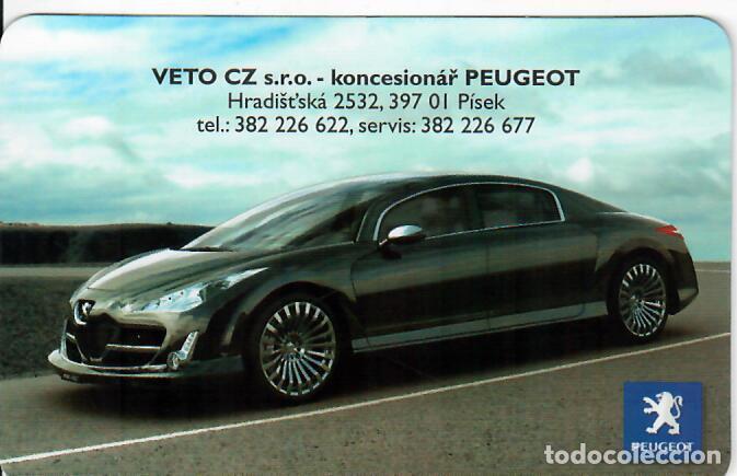 Coleccionismo calendarios: CALENDARIO DE BOLSILLO DE REP. CHECA - A&Ntilde;O 2007 - PEUGEOT