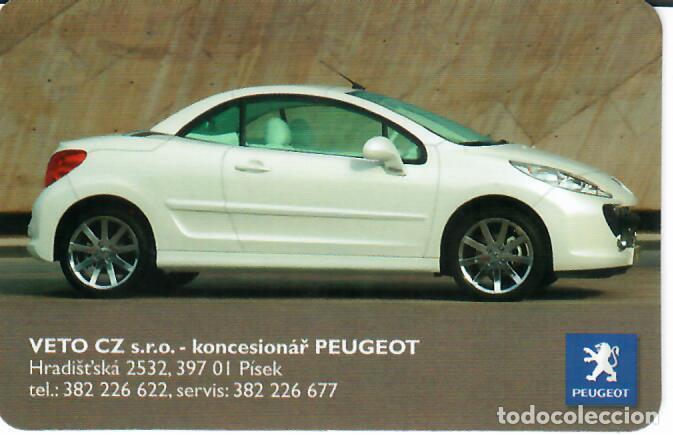 Coleccionismo calendarios: CALENDARIO DE BOLSILLO DE REP. CHECA - A&Ntilde;O 2007 - PEUGEOT