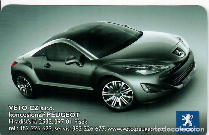 Coleccionismo calendarios: CALENDARIO DE BOLSILLO DE REP. CHECA - A&Ntilde;O 2008 - PEUGEOT
