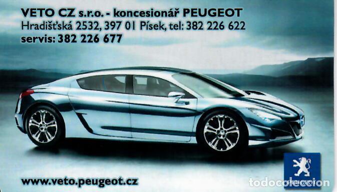 Coleccionismo calendarios: CALENDARIO DE BOLSILLO DE REP. CHECA - A&Ntilde;O 2009 - PEUGEOT