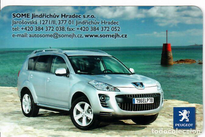 Coleccionismo calendarios: CALENDARIO DE BOLSILLO DE REP. CHECA - A&Ntilde;O 2009 - PEUGEOT