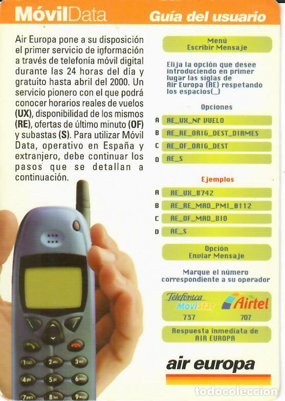 Coleccionismo calendarios: CALENDARIO DE PUBLICIDAD - A&Ntilde;O 2000 - AIR EUROPA