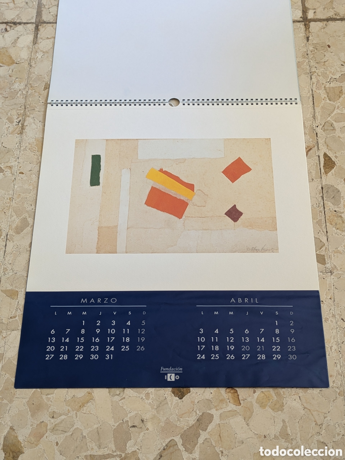 Coleccionismo calendarios: Calendario Museo Colecciones ICO - a&ntilde;o 2000