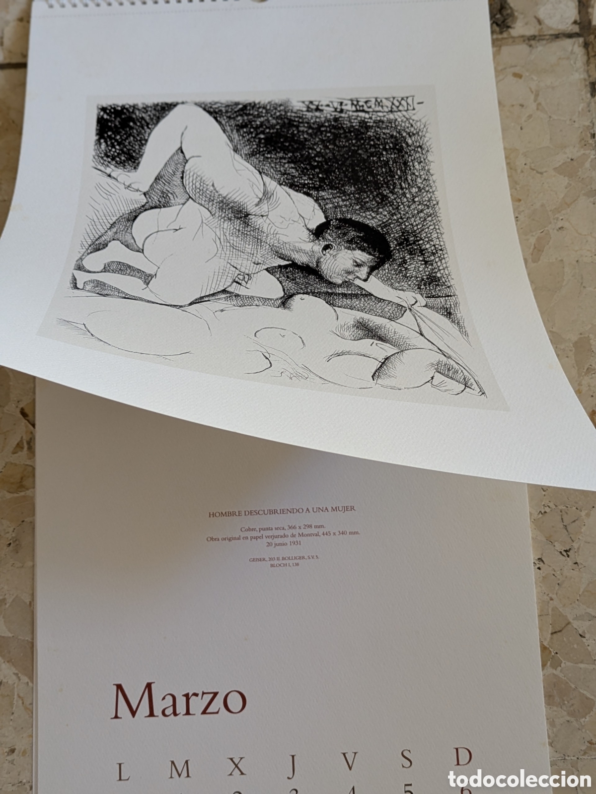 Coleccionismo calendarios: Calendario Museo Colecciones ICO 2005 - Picasso