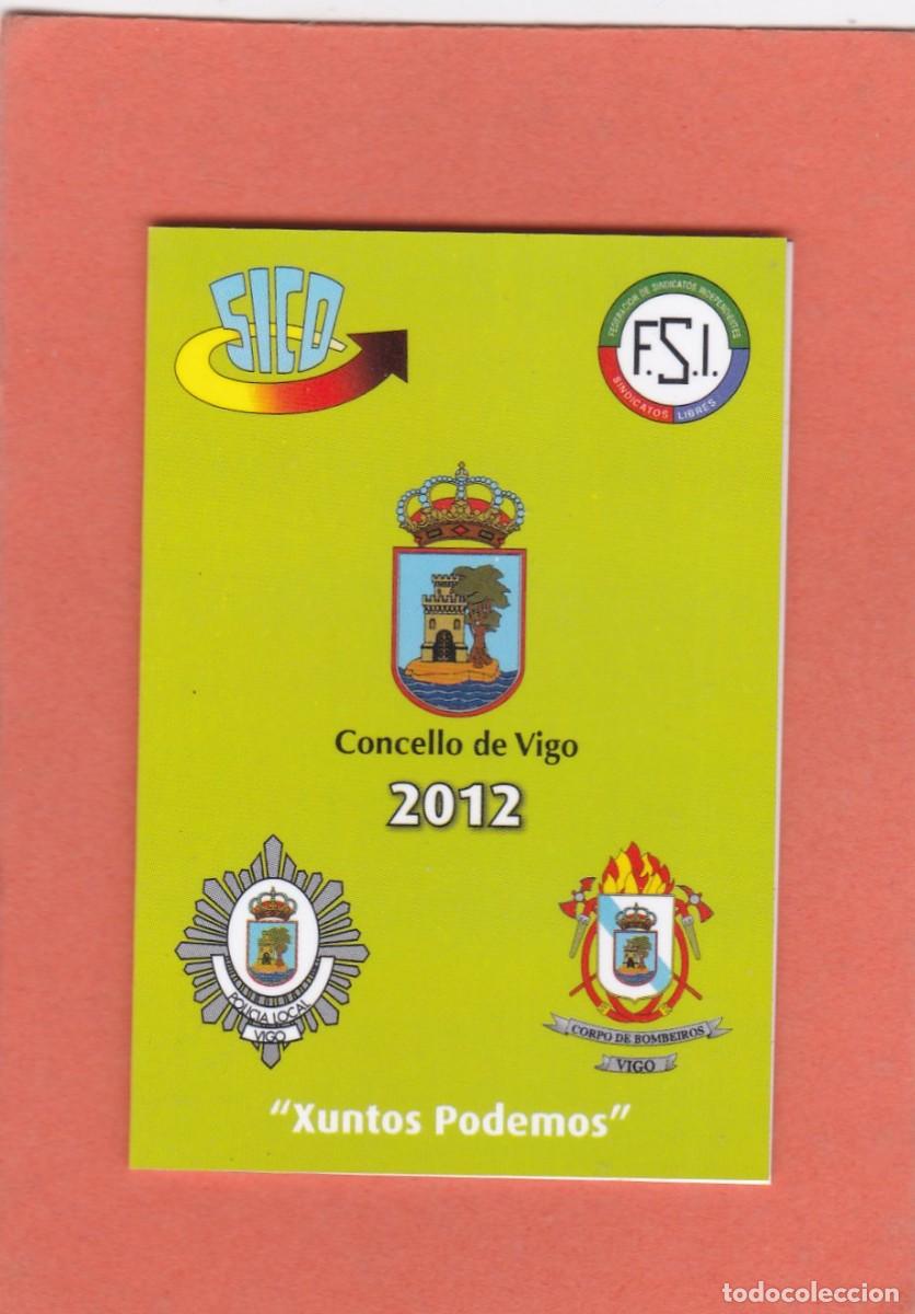 Coleccionismo calendarios: CALENDARIO DOBLE 2012 - SICO. SINDICATO INDEPENDENTE CONCELLO - CONCELLO VIGO (GALLEGO)