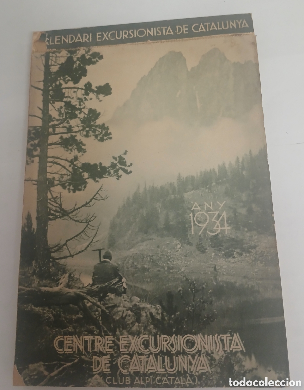 Coleccionismo calendarios: CALENDARI EXCURSIONISTE DE CATALUNYA ANY 1934