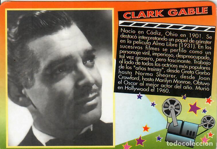 Coleccionismo calendarios: CALENDARIO DE SERIE - A&Ntilde;O 2000 - WCB N&ordm; 149 - CINE - CLARK GABLE