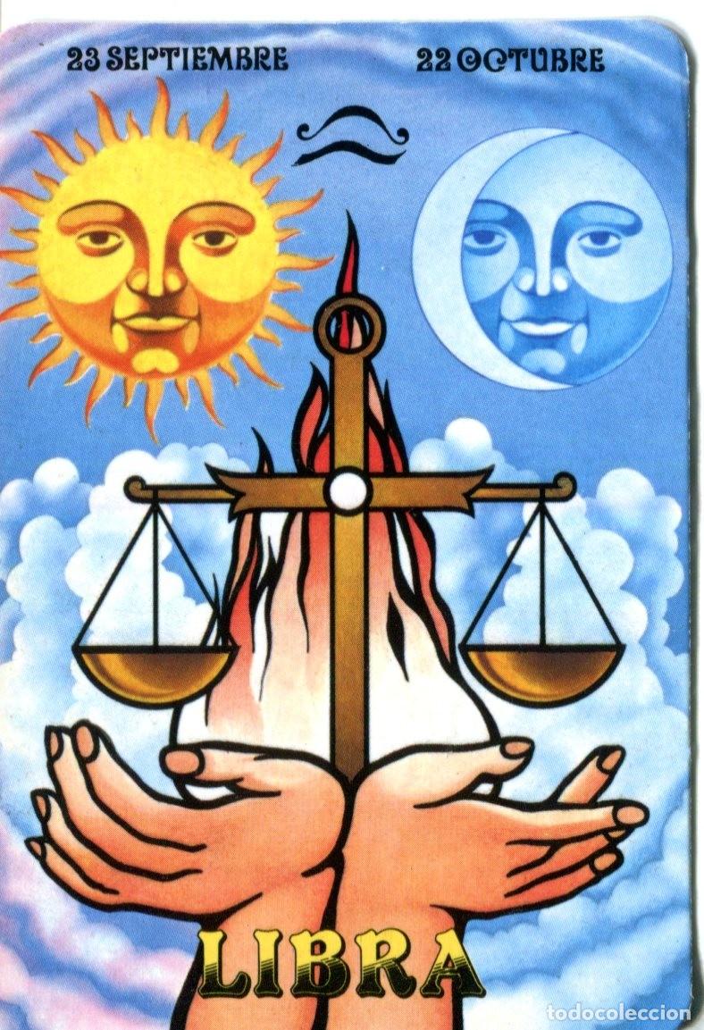 Coleccionismo calendarios: CALENDARIO HOROSCOPO ZODIACO LIBRA A&Ntilde;O 1994 SERIE MC