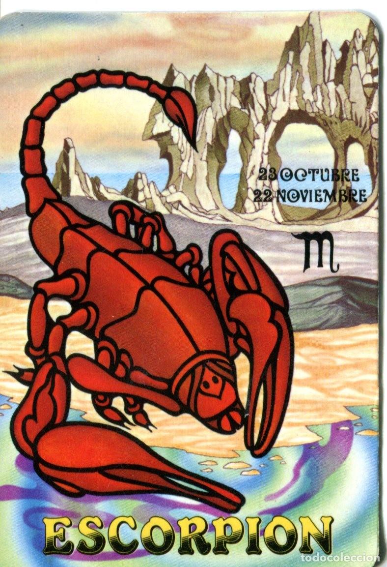Coleccionismo calendarios: CALENDARIO HOROSCOPO ZODIACO ESCORPION A&Ntilde;O 1994 SERIE MC