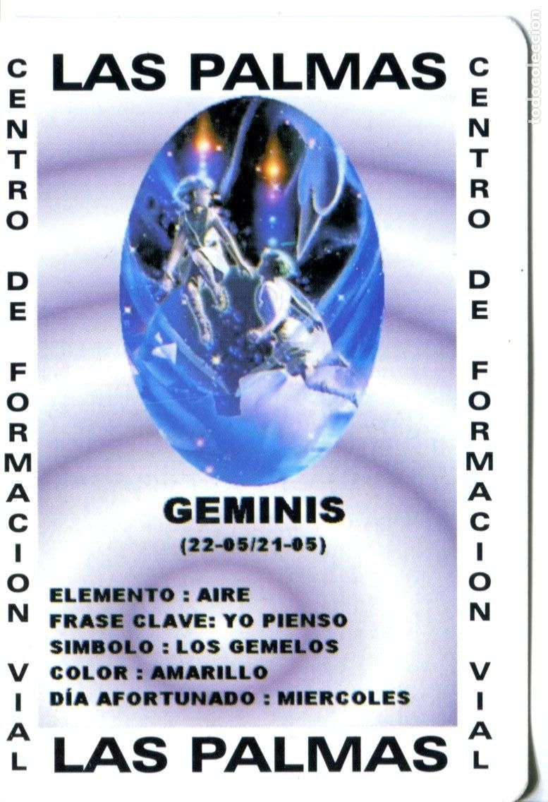 Coleccionismo calendarios: CALENDARIO DE BOLSILLO A&Ntilde;O 2005 HOR&Oacute;SCOPO GEMINIS - PUBLICIDAD LAS PALMAS