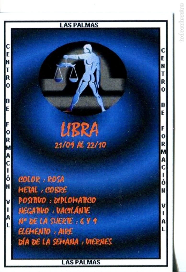 Coleccionismo calendarios: CALENDARIO DE BOLSILLO A&Ntilde;O 2008 HOR&Oacute;SCOPO LIBRA - PUBLICIDAD LAS PALMAS