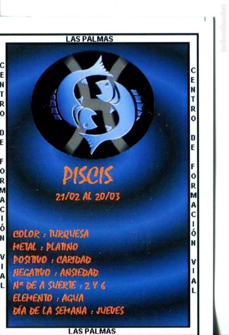 Coleccionismo calendarios: CALENDARIO DE BOLSILLO A&Ntilde;O 2008 HOR&Oacute;SCOPO PISCIS - PUBLICIDAD LAS PALMAS